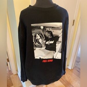Full send x Snoop Dogg crewneck sweatshirt medium